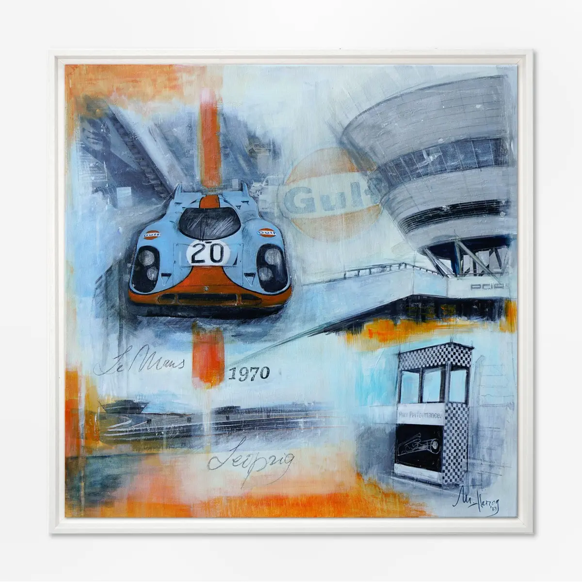 Remember Le Mans | Leinwanddruck handbemalt | limitiert