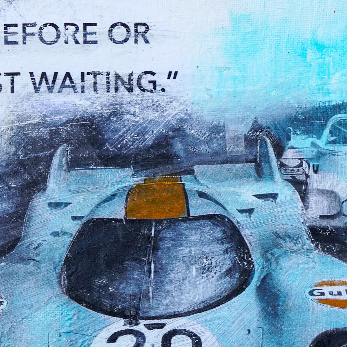 Mythos Le Mans No. 20 | Leinwanddruck handbemalt | limitiert – Bild 4